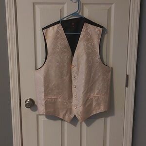 Peach Button-Up Vest